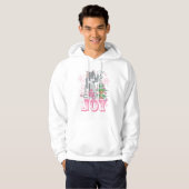 Tom, Jerry en Nibbles die Joy decorteren Hoodie (Voorkant volledig)