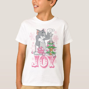 Tom, Jerry en Nibbles die Joy decorteren T-shirt