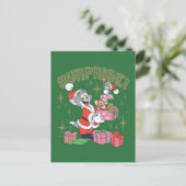 Tom, Jerry en Nibbles Holiday Feestdagenkaart (Staand voorkant)