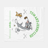 Tom & Jerry Golfing Club 1940 Fleece Deken (Voorkant (Horizontaal))