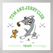 Tom & Jerry Golfing Club 1940 Poster (Voorkant)