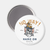 Tom & Jerry Golfing "No Way" Magneet (Voorkant / Achterkant)