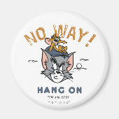 Tom & Jerry Golfing "No Way" Magneet (Voorkant)