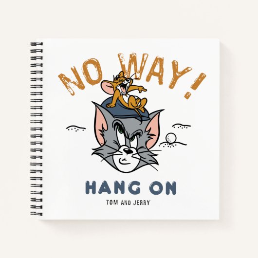 Tom & Jerry Golfing "No Way" Notitieboek (Voorkant)