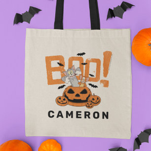 Tom & Jerry Happy Halloween Boo Tote Bag