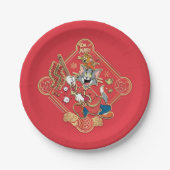 Tom & Jerry Lighting Firecrackers Papieren Bordje (Voorkant)