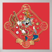 Tom & Jerry Lighting Firecrackers Poster (Voorkant)