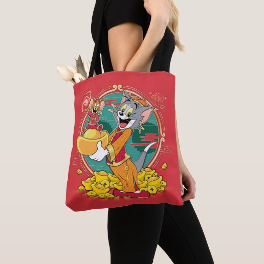 Tom & Jerry New Years Red Envelope Draagtas (Dichtbij)