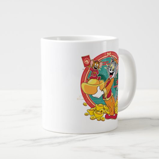 Tom & Jerry New Years Red Envelope Extra Grote Beker (Voorkant rechts)