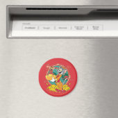 Tom & Jerry New Years Red Envelope Magneet (Insitu (Vaatwasser))