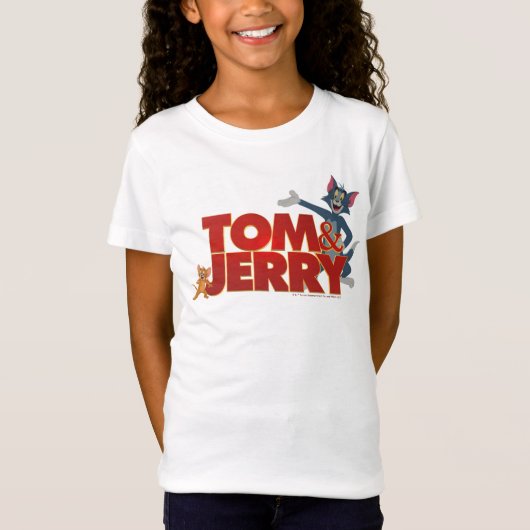 Tom & Jerry with Movie Logo T-shirt (Voorkant)