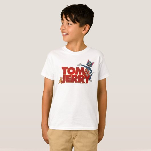 Tom & Jerry with Movie Logo T-shirt (Voorkant volledig)