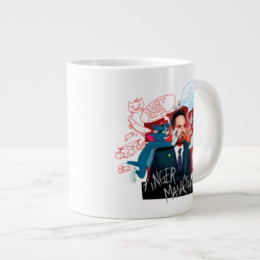 Tom & Jerry with Terrance - Anger Management Extra Grote Beker (Voorkant rechts)