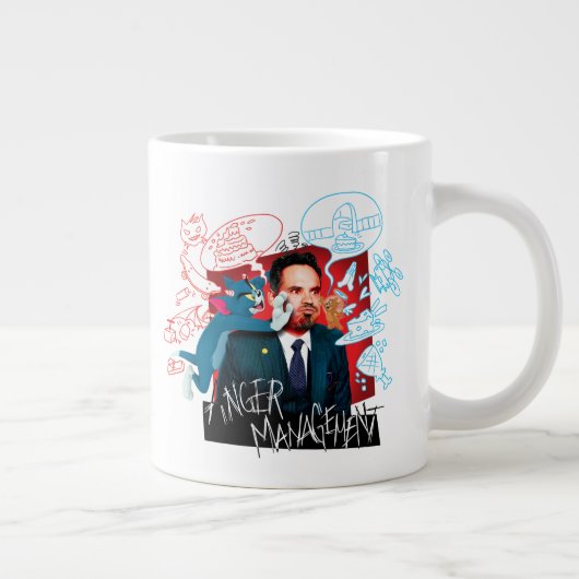 Tom & Jerry with Terrance - Anger Management Extra Grote Beker (Rechts)