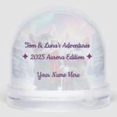 Tom & Luna 2025 Aurora Snow Globe (Arrière)