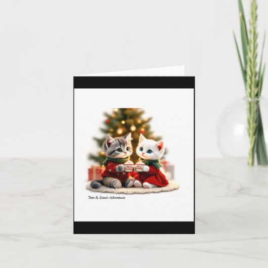 Tom Luna Cozy Christmas Cocoa  Kaart (Voorkant)
