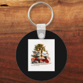 Tom Luna Cozy Christmas Cocoa  Sleutelhanger (Voorkant)