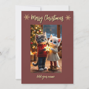 Tom & Luna Kerstster Kaart
