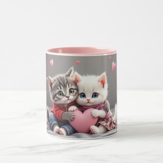 Tom & Luna – Mug Câlin de la Saint-Valentin (Centre)