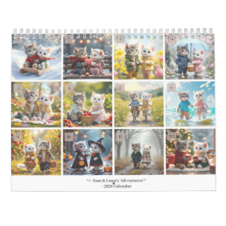 Tom & Luna’s Adventures™ – 2026 Cozy Seasons Calen Kalender