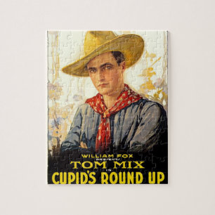 Tom Mix 1918 Movie Poster Puzzle Legpuzzel