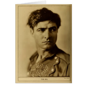 Tom Mix 1926 robuuste acteur portretteert stille f
