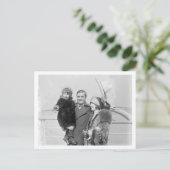 Tom Mix Familie Briefkaart (Staand voorkant)