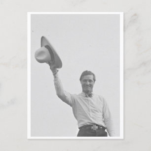 Tom Mix maakt een groep jongens Briefkaart