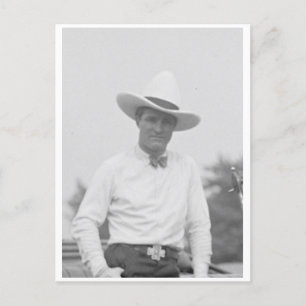 Tom Mix met auto, 21-05-1925 Briefkaart