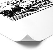 Tom Mix Silent Movies advertenties Poster (Hoek)