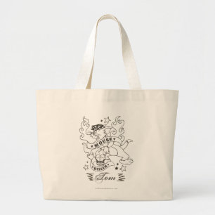 Tom Mouse Killer Tattoo 1 Grote Tote Bag