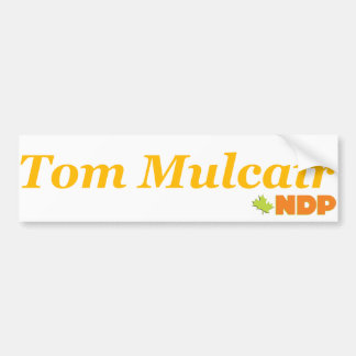 Tom Mulcair NDP Bumpersticker