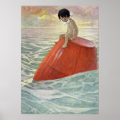 Tom On the Buoy by Jessie Willcox Smith Poster (Voorkant)