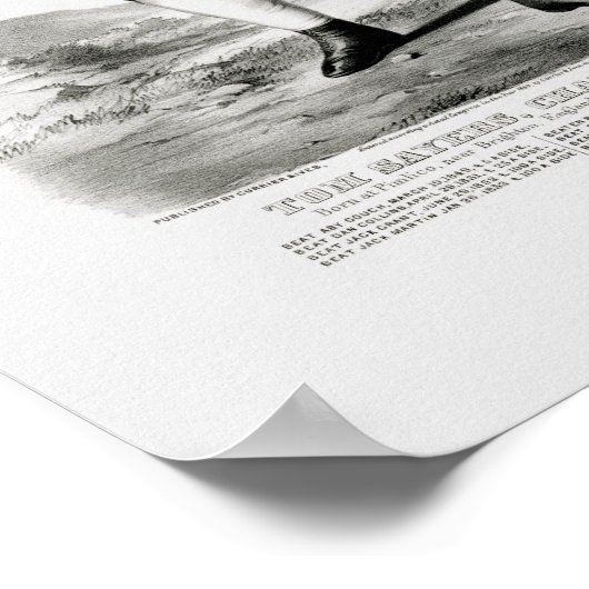 Tom Sayers - Champion Prize Fighter of England Poster (Hoek)