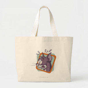 Tom Scaredy Cat Grote Tote Bag