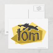 Tom Silhouette Logo Briefkaart (Voorkant / Achterkant)