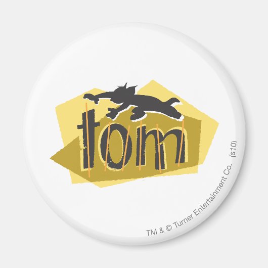 Tom Silhouette Logo Magneet (Voorkant)