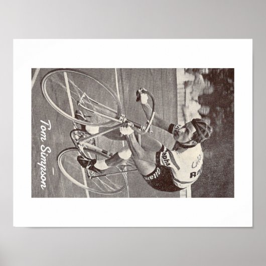 Tom Simpson poster print (Voorkant)