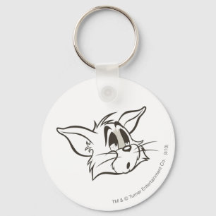 Tom Sleepy Cat Sleutelhanger