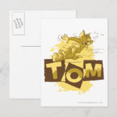 Tom Sliding Stop Briefkaart (Voorkant / Achterkant)