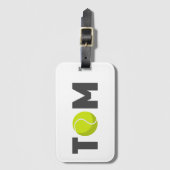 Tom Tennis Bagagelabel (Voorkant (verticaal))