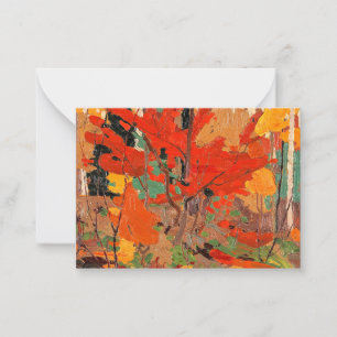 Tom Thomson - Autumn, Herfst 1916 Notitiekaartje