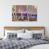 Tom Thomson - AVONDKANO MEER 1916 Canvas Afdruk (Insitu (Slaapkamer))