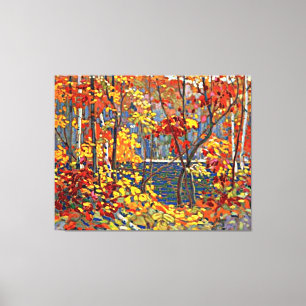 Tom Thomson - De pool, populair schilderij, Canvas Afdruk