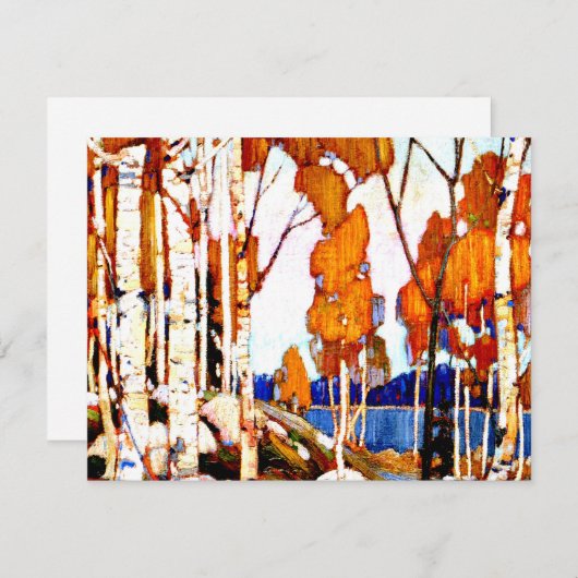 Tom Thomson - Decoratief landschap (Voorkant / Achterkant)