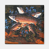Tom Thomson - Drie forel Magneet (Voorkant)