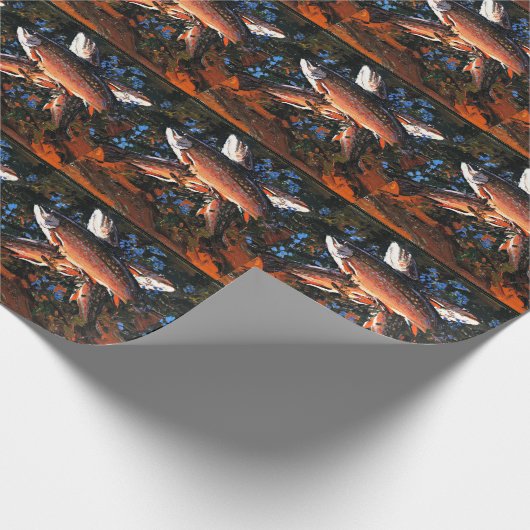 Tom Thomson - Drie Forellen Cadeaupapier (Hoek)