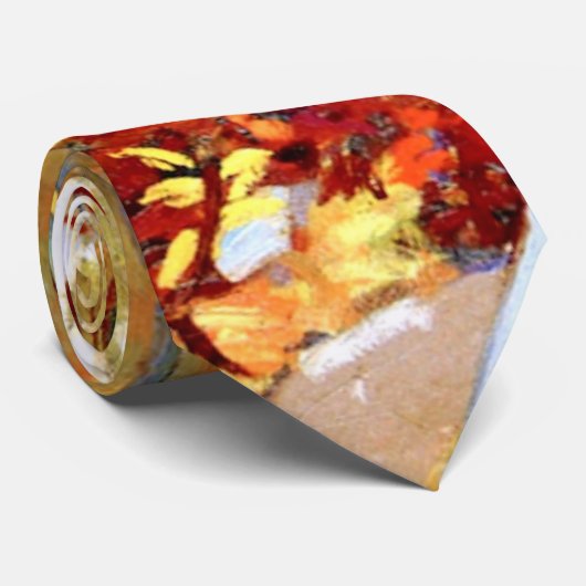 Tom Thomson - Herfstkrans, beroemd schilderij Stropdas (Opgerold)
