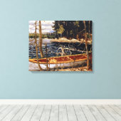 Tom Thomson - Het kanaal Canvas Afdruk (Insitu (Houten vloer))