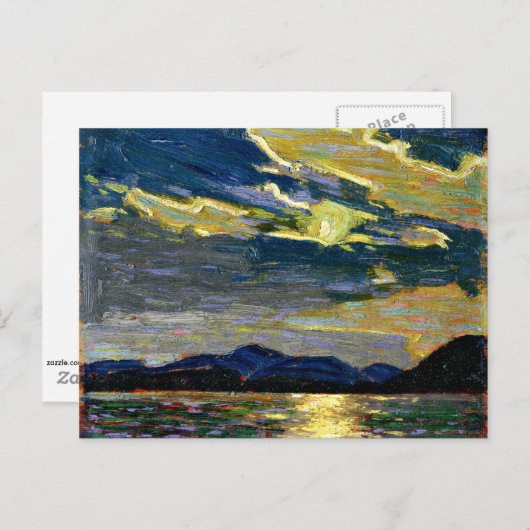 Tom Thomson - Hot Summer Moonlight Briefkaart (Voorkant / Achterkant)